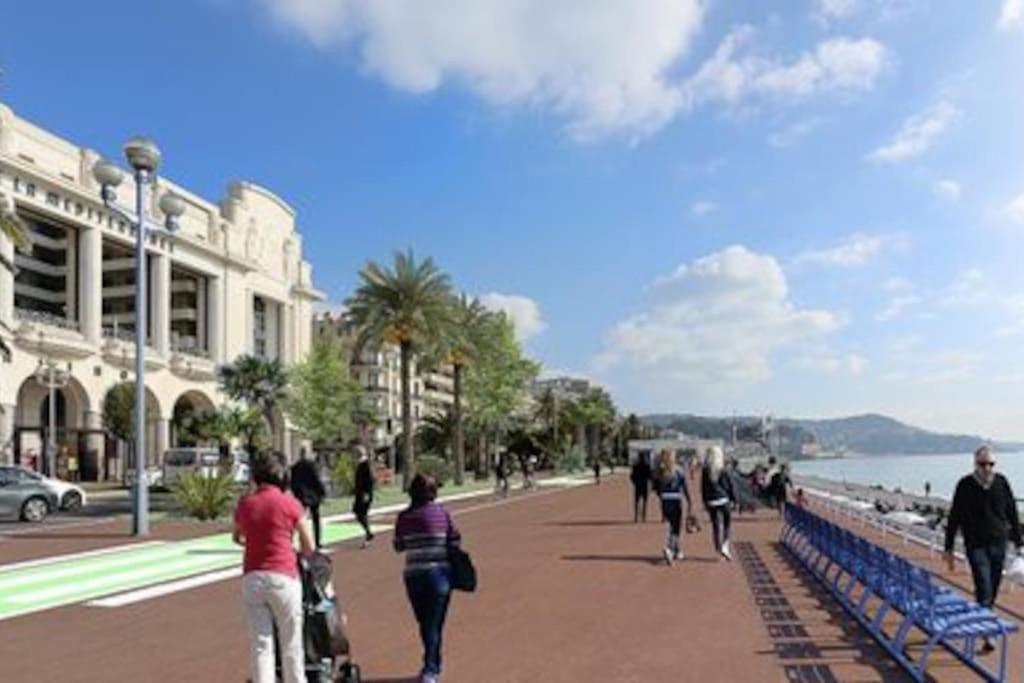#28 1 Bdr Flat Ac Balcony Hper Central 10Mins To Beach & Old Town Ницца Экстерьер фото