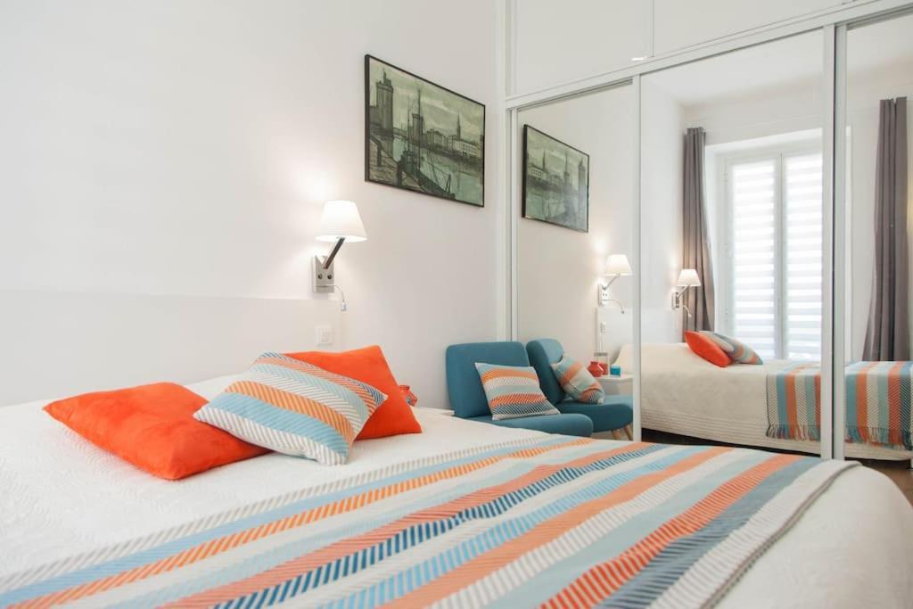 #28 1 Bdr Flat Ac Balcony Hper Central 10Mins To Beach & Old Town Ницца Экстерьер фото